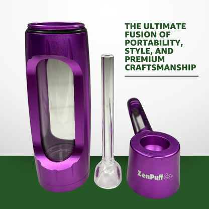 ZenPuff Luxury Aluminum/Glass Water Bottle